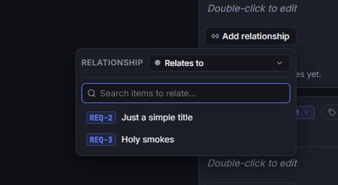 Add Relationship
