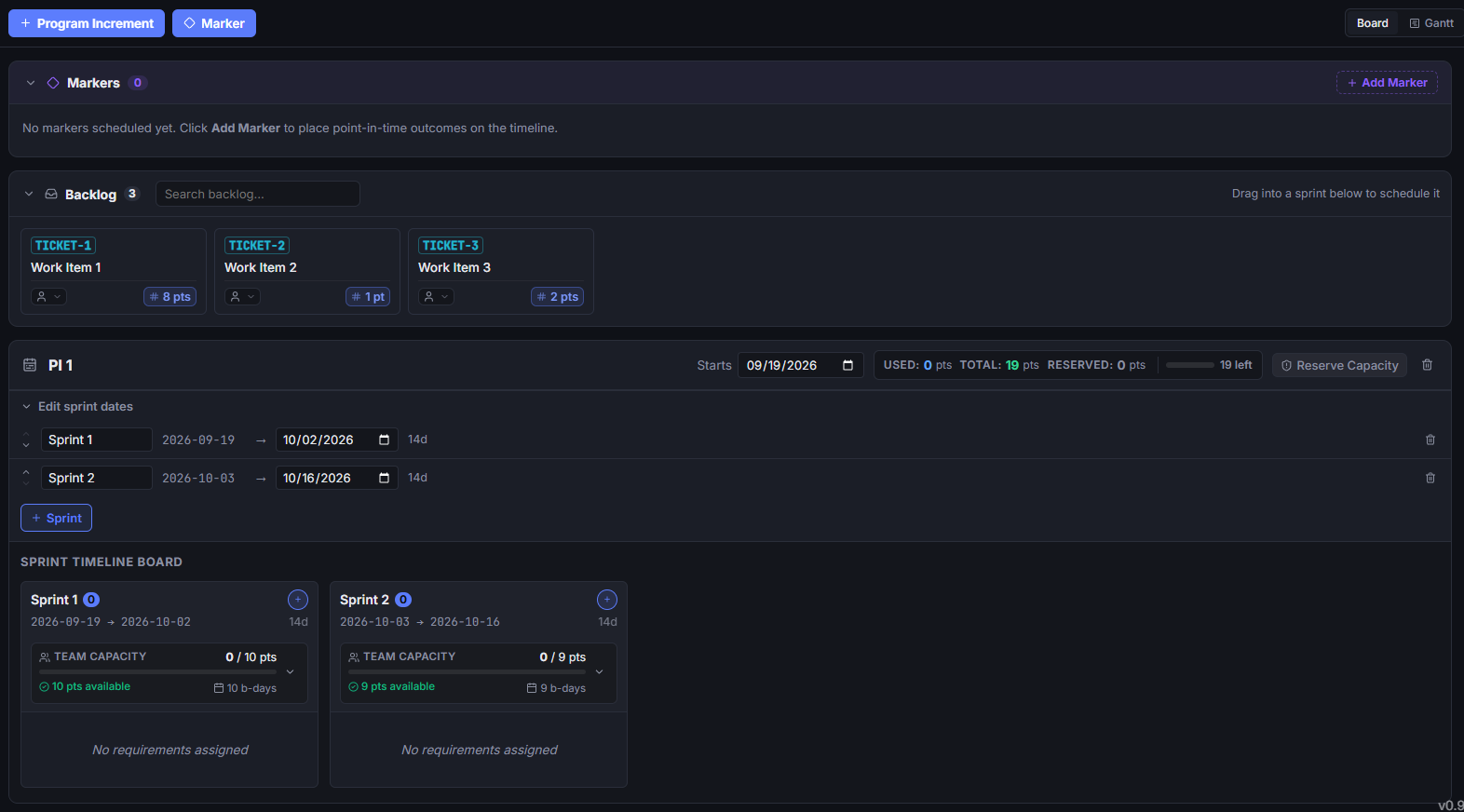 Timeline Overview